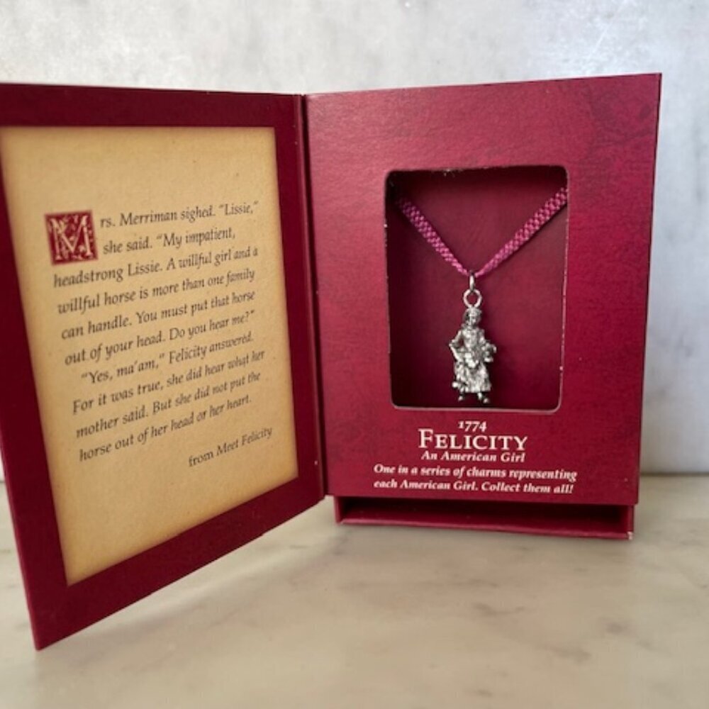 AMERICAN GIRL HALLMARK Felicity Charm 2002